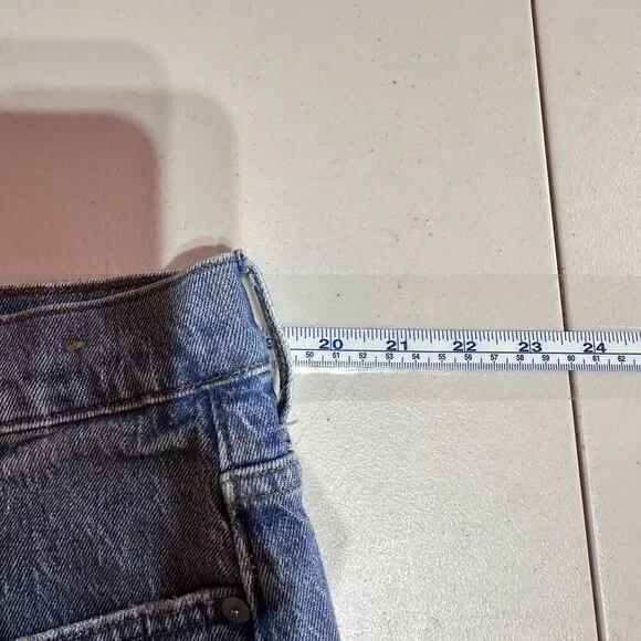 MADEWELL Women's The Tall '90s Straight Enmore Blue Wash Jean Jeans size 33T - Picture 11 of 13